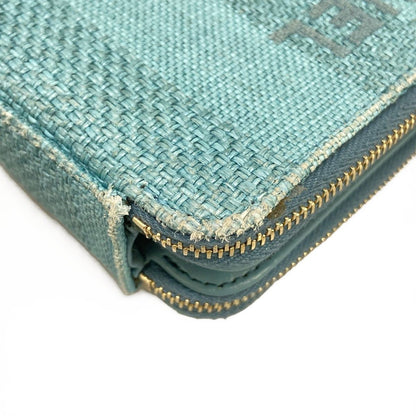 Chanel Wallet Deauville Line Light Blue Chain Gold Shoulder Bag — view 6