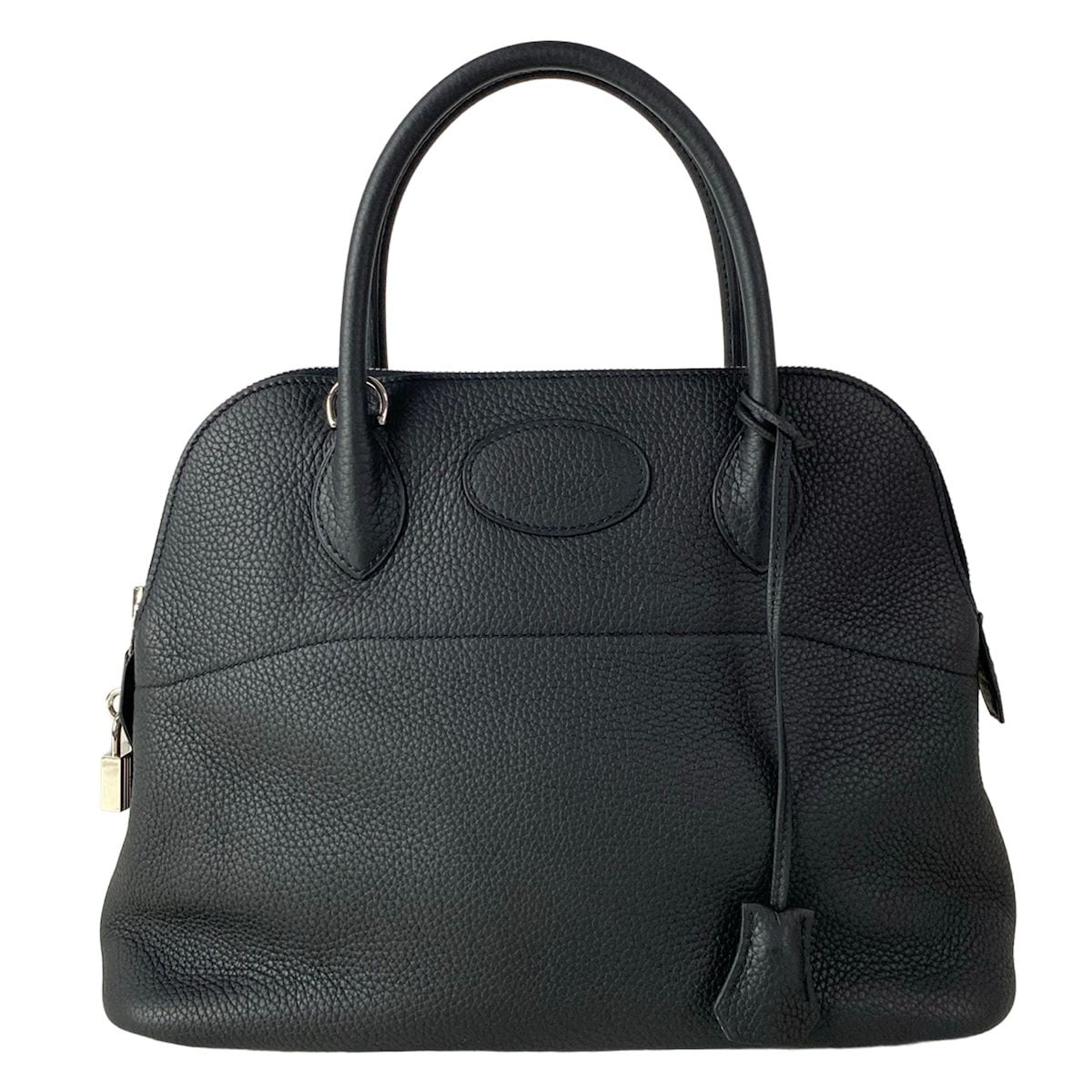 Hermes Handbag Bolide 31 Black Silver