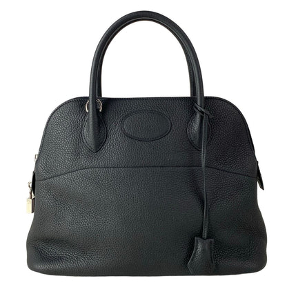 Hermes Handbag Bolide 31 Black Silver
