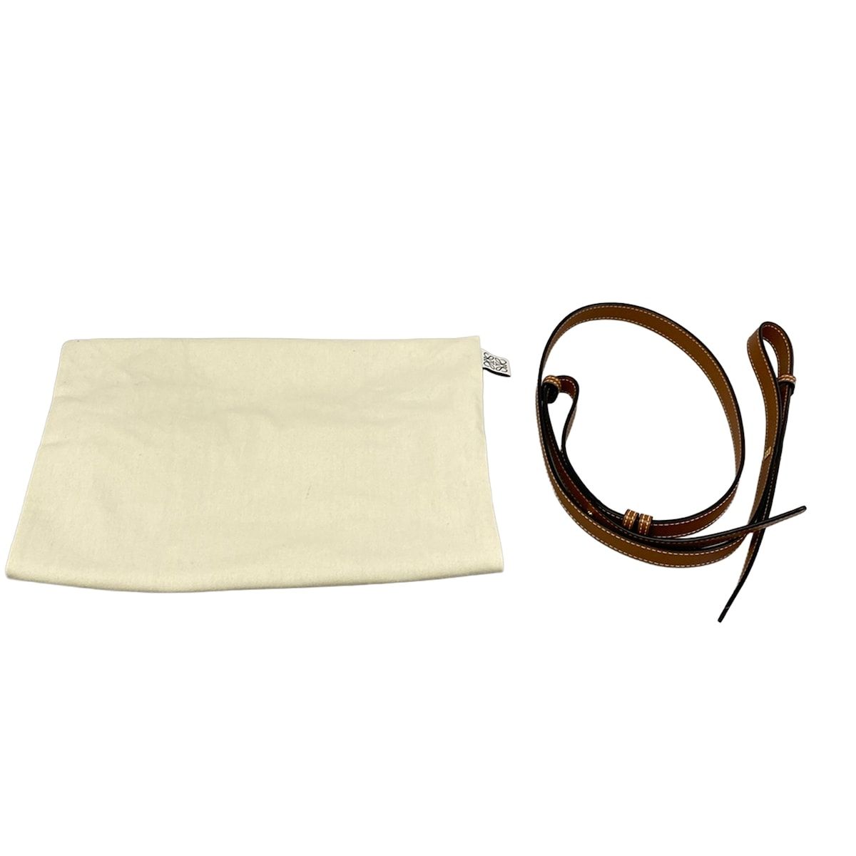 Loewe Handbag Hammock Drawstring Bag Mini 314.12 Brown — view 8