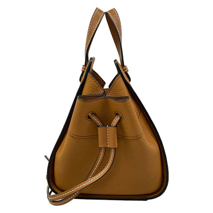 Loewe Handbag Hammock Drawstring Bag Mini 314.12 Brown — view 4