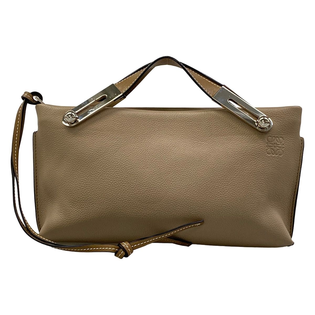 Loewe Handbag Missy Beige Light Brown Leather