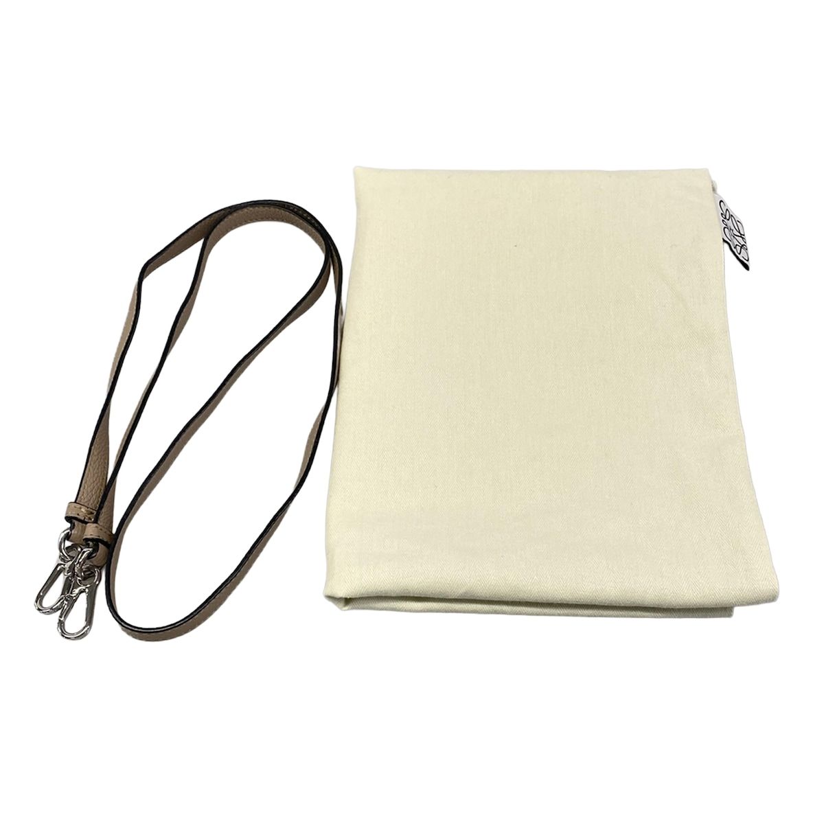 Loewe Handbag Missy Beige Light Brown Leather — view 8