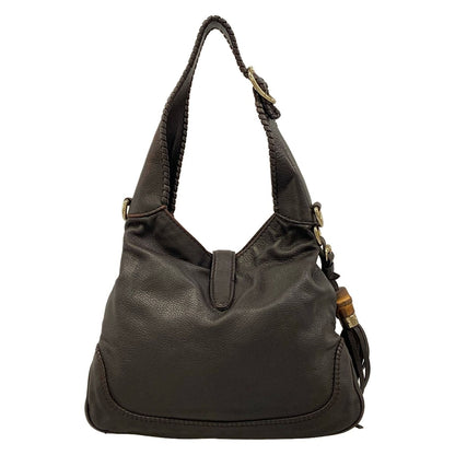 Gucci Shoulder Bag New Jackie Dark Brown Leather — view 3