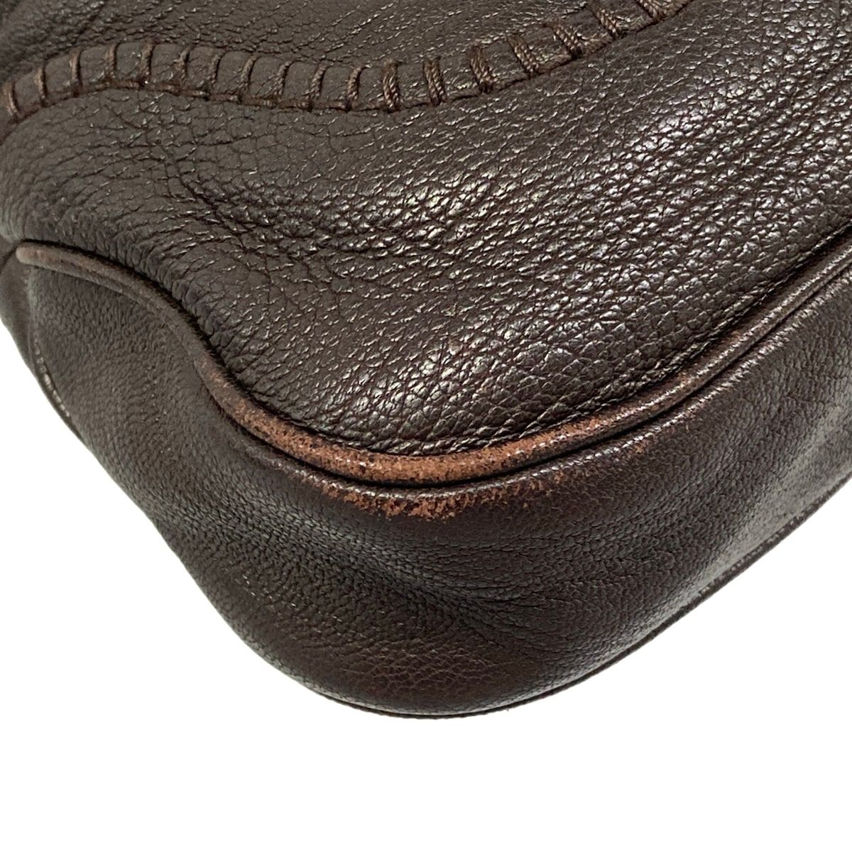 Gucci Shoulder Bag New Jackie Dark Brown Leather — view 6