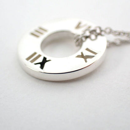 Tiffany & Co Open Atlas Circle Pendant Necklace — view 7