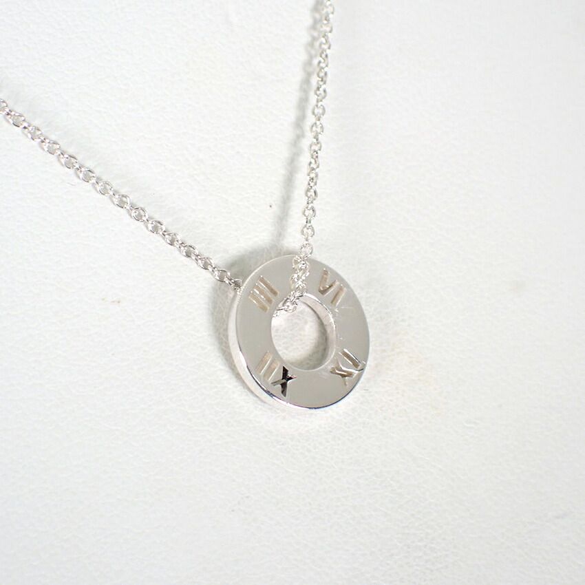 Tiffany & Co Open Atlas Circle Pendant Necklace — view 3