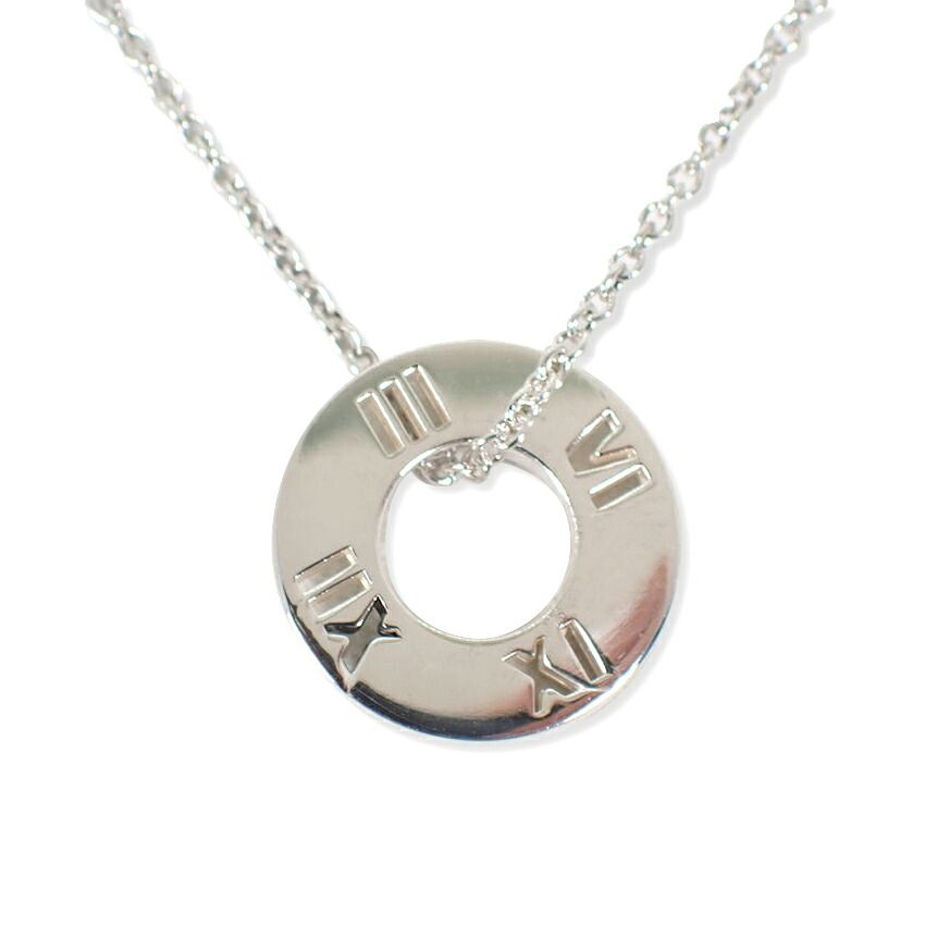 Tiffany & Co Open Atlas Circle Pendant Necklace