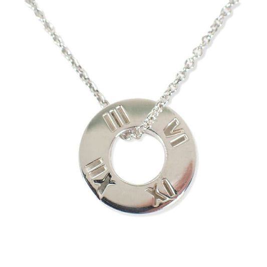 Tiffany & Co Open Atlas Circle Pendant Necklace