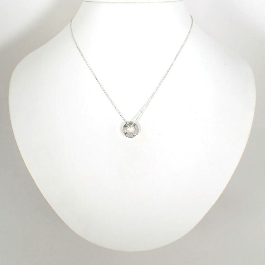 Tiffany & Co Open Atlas Circle Pendant Necklace — view 2