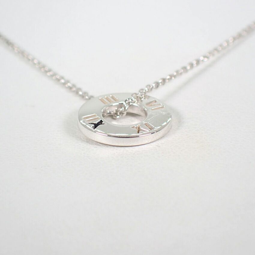 Tiffany & Co Open Atlas Circle Pendant Necklace — view 4