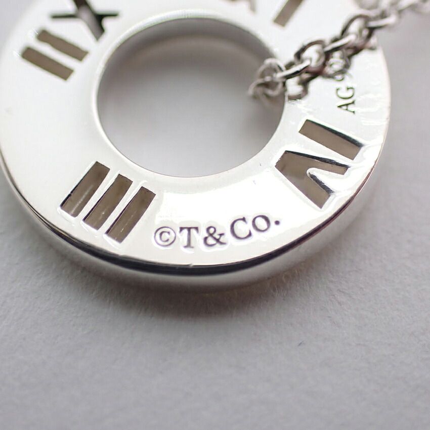 Tiffany & Co Open Atlas Circle Pendant Necklace — view 8