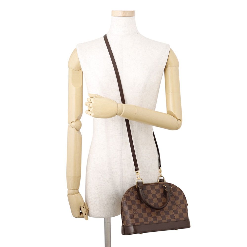 Louis Vuitton Handbag Damier Ebene Alma BB Bag — view 5