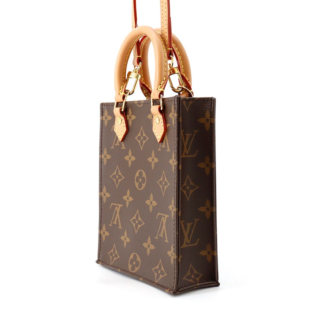 Louis Vuitton Petite Sac Plat Monogram Mini Bag 2-Way — view 3