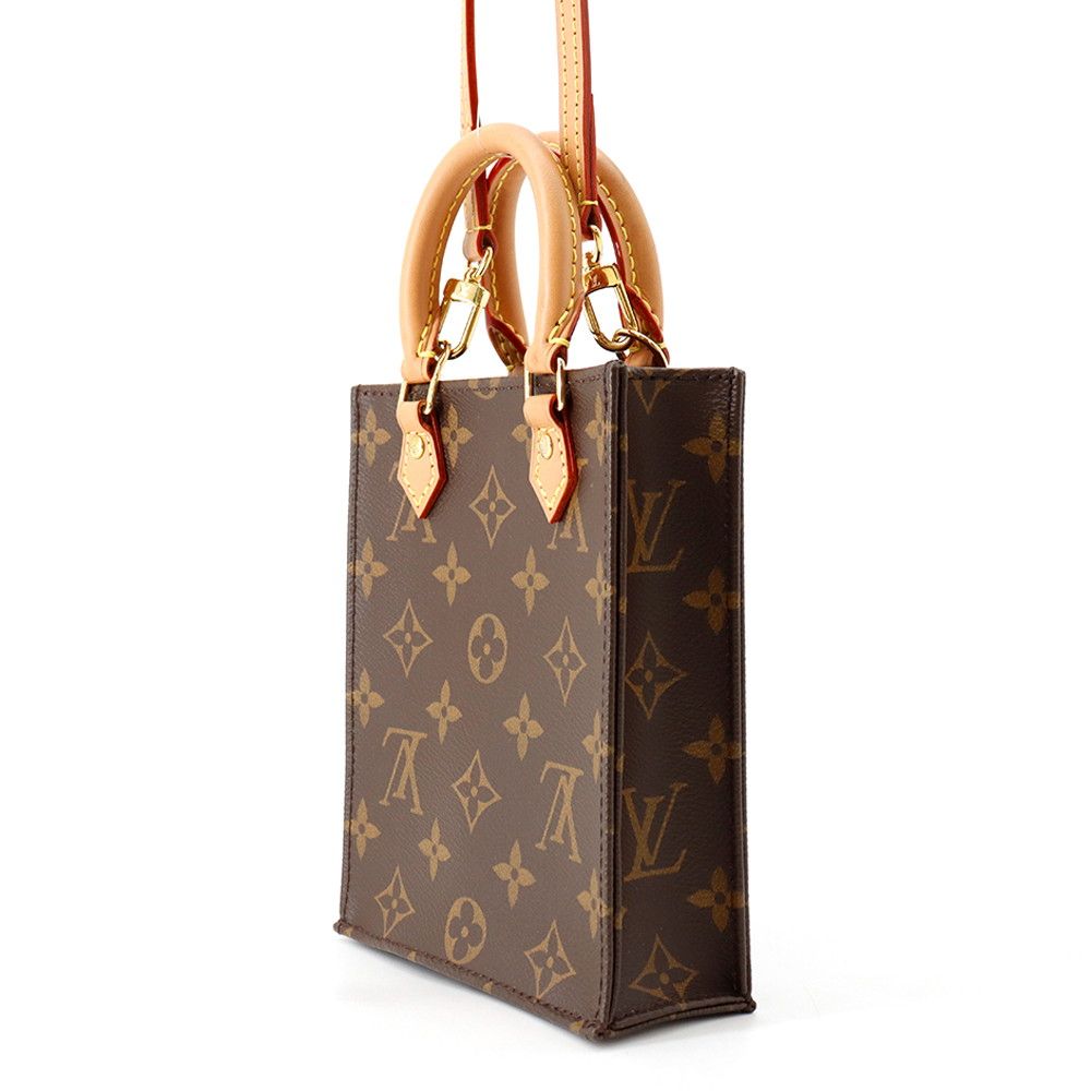 Louis Vuitton Petite Sac Plat Monogram Mini Bag 2-Way — view 2