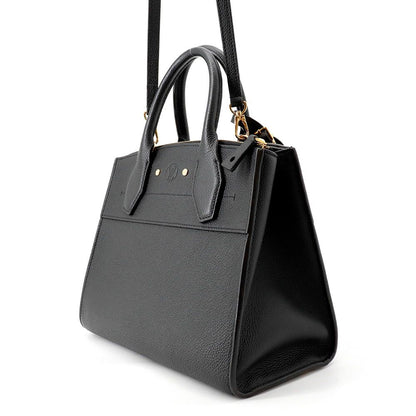Louis Vuitton Calfskin City Steamer 2-Way Shoulder Bag Black — view 2