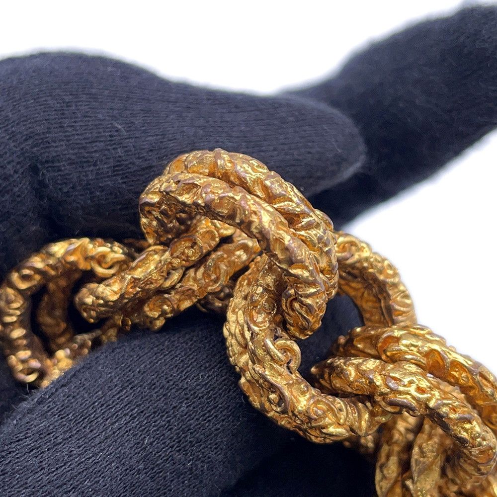 Chanel Bracelet CC Logo Lava Motif 93A — view 7