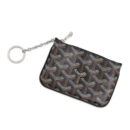 Goyard Pouch Sena Nano Leather Case Black