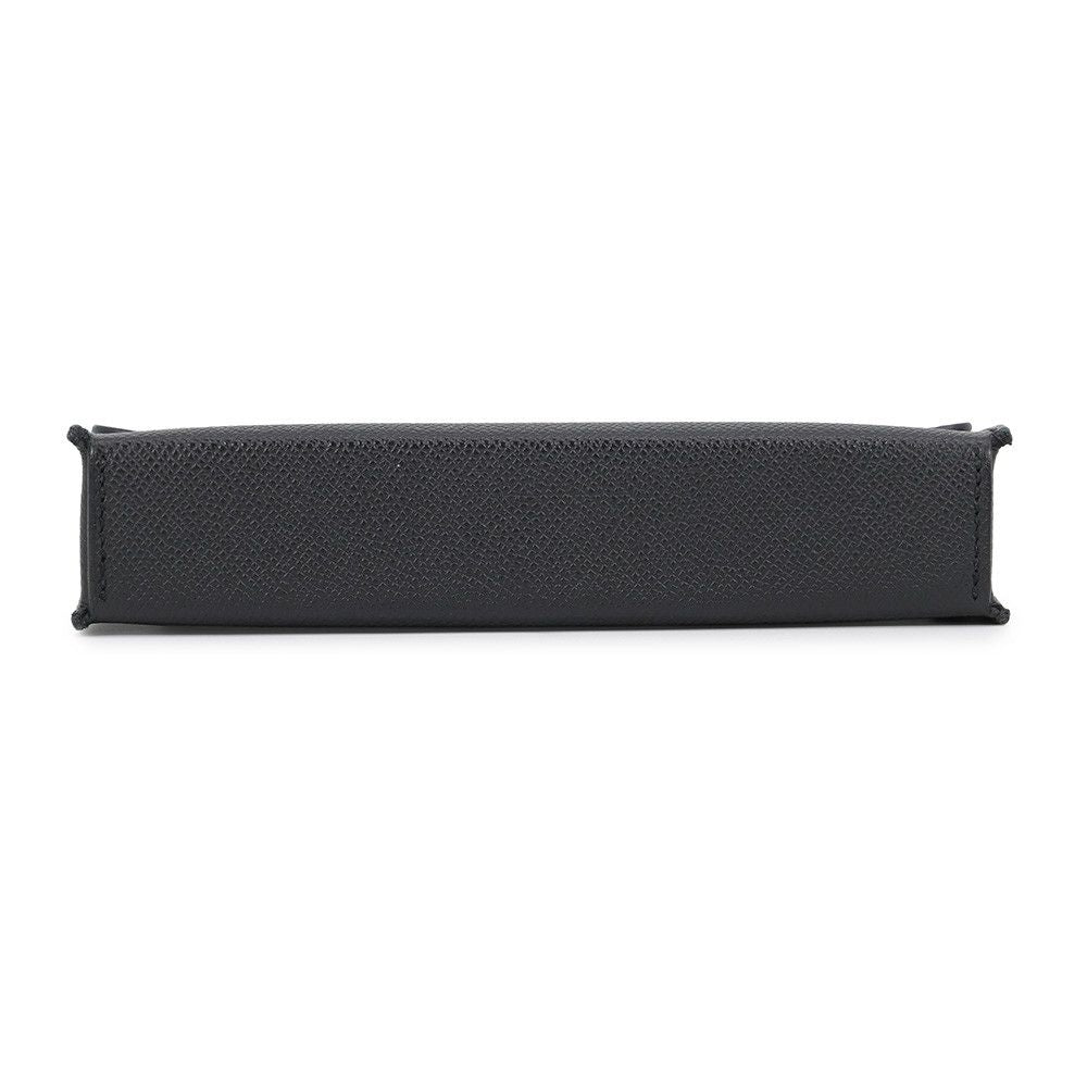 Hermes Wallet on Chain Nappe to Go Black Silver Epsom Shoulder Bag — view 3