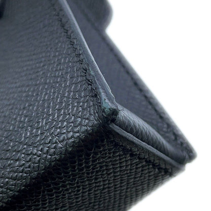 Hermes Wallet on Chain Nappe to Go Black Silver Epsom Shoulder Bag — view 6