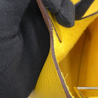 Hermes Handbag Picotin Lock PM Jaune Ambre Silver Taurillon Clemence — view 7