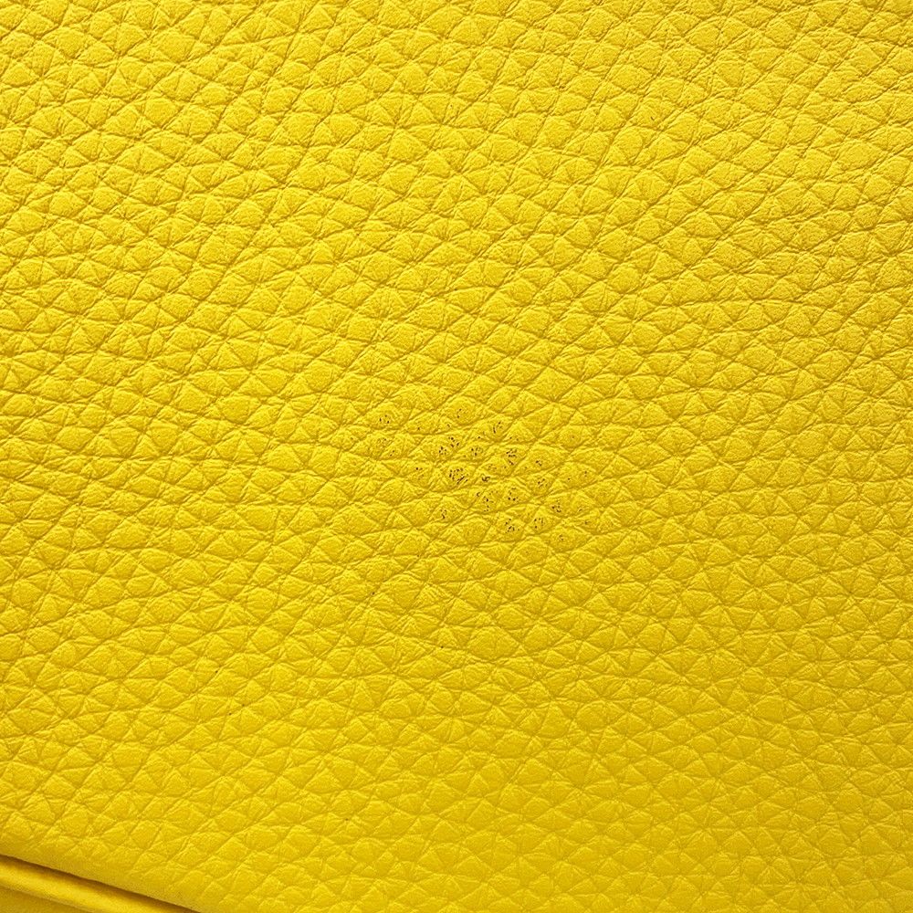 Hermes Handbag Picotin Lock PM Jaune Ambre Silver Taurillon Clemence — view 8