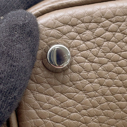 Hermes Handbag Picotin Lock PM Etoupe Silver Taurillon Clemence — view 8