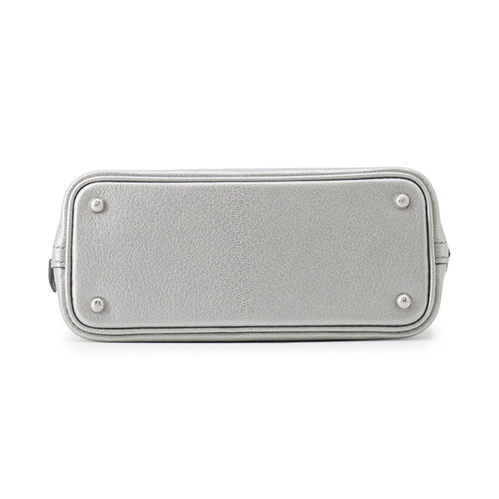Hermes Bolide 1923 Mini Argent Silver Chevre Chamkila 2-Way Handbag — view 3