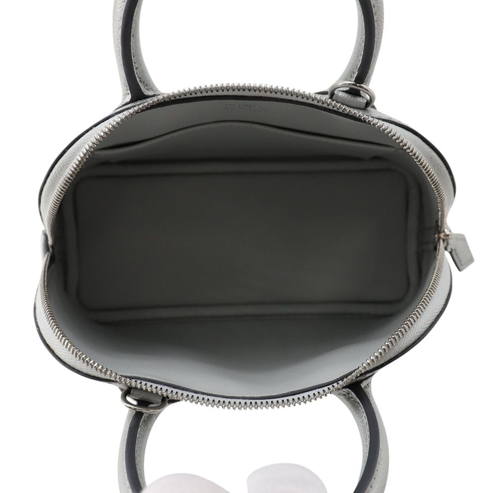 Hermes Bolide 1923 Mini Argent Silver Chevre Chamkila 2-Way Handbag — view 6