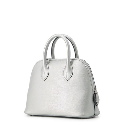 Hermes Bolide 1923 Mini Argent Silver Chevre Chamkila 2-Way Handbag — view 2