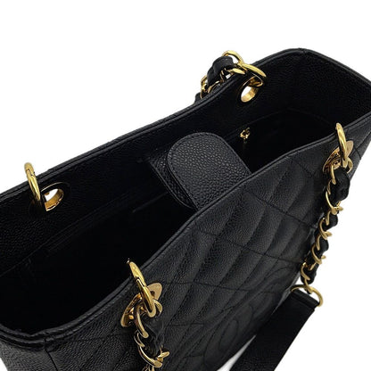 Chanel Tote Quilted CC Logo Black — view 6