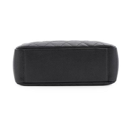 Chanel Tote Quilted CC Logo Black — view 3