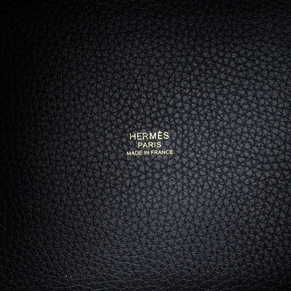 Hermes Handbag Picotin Lock PM Canvas Gold Taurillon Clemence Tote — view 6