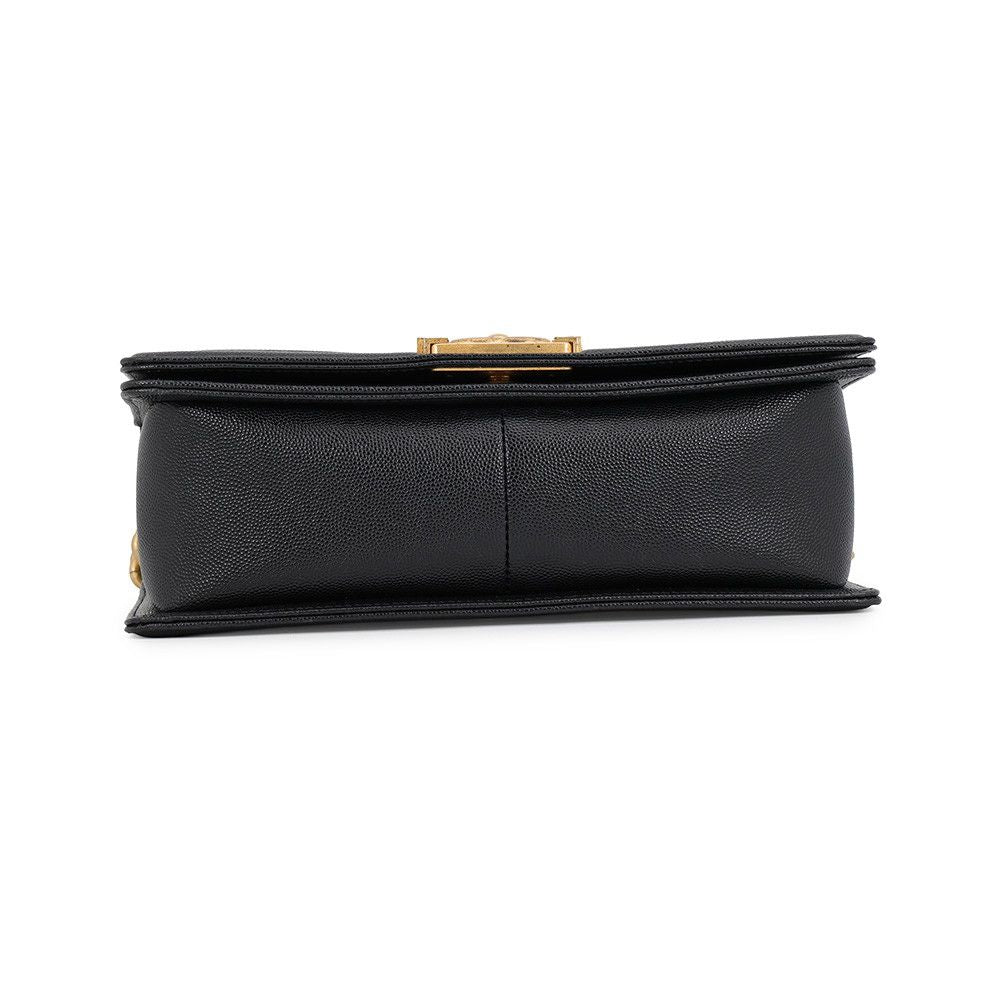Chanel Chain Shoulder Bag Boy CC Logo Black — view 3