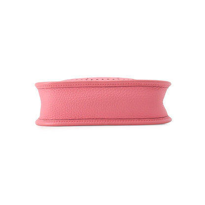 Hermes Shoulder Bag Evelyne TPM 111 Amazon Rose Azalea Rouge Pivoine Silver — view 3