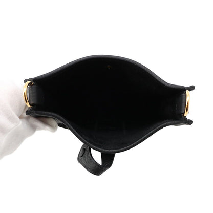 Hermes Shoulder Bag Evelyne TPM 111 Amazon Black Gold Taurillon Clemence — view 4