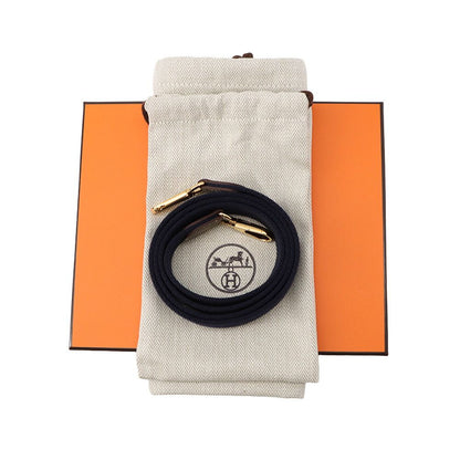 Hermes Evelyne TPM 111 Amazon Etoupe Blue Indigo Gold Taurillon Clemence — view 8