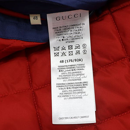 Gucci Logo Nylon Bomber Jacket Red Blue Color Apa Ako Abc — view 6