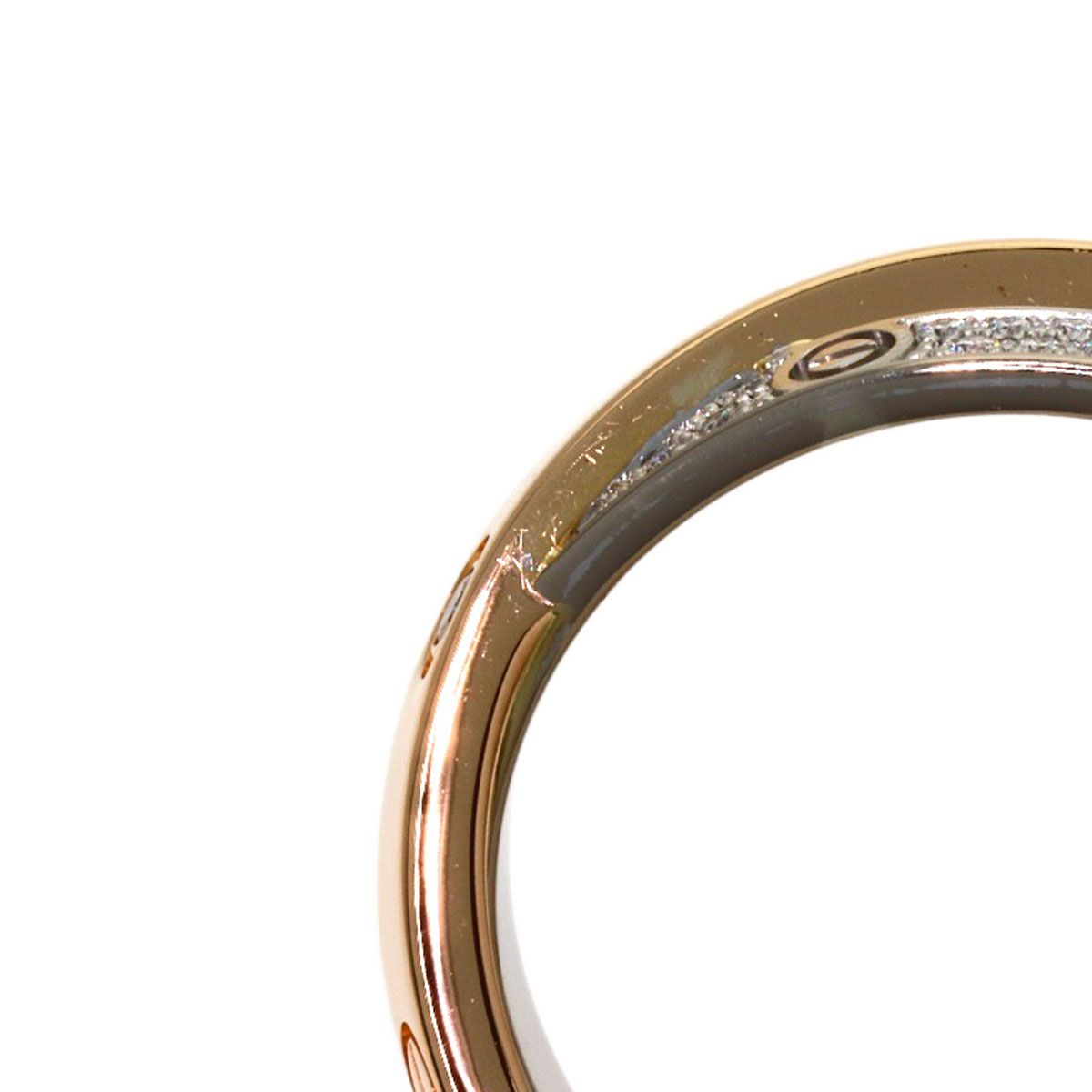 Cartier Be Love Full Pave Diamond 54 Ring — view 7
