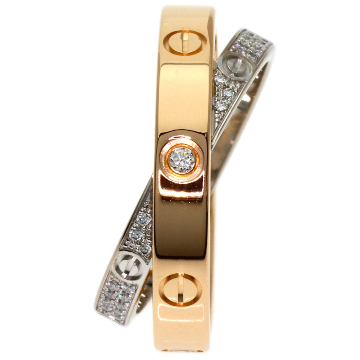 Cartier Be Love Full Pave Diamond 54 Ring — view 3