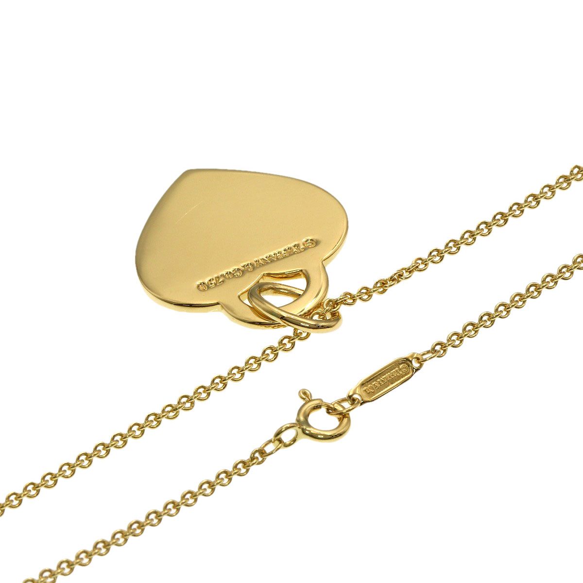 Tiffany & Co Notes Heart Necklace 18k Yellow Gold — view 2