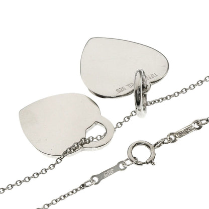 Tiffany & Co Double Heart Necklace Silver — view 2