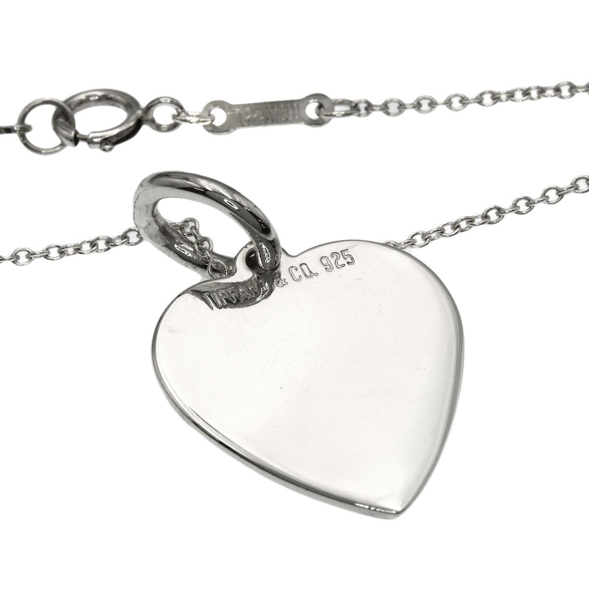 Tiffany & Co Double Heart Necklace Silver — view 4