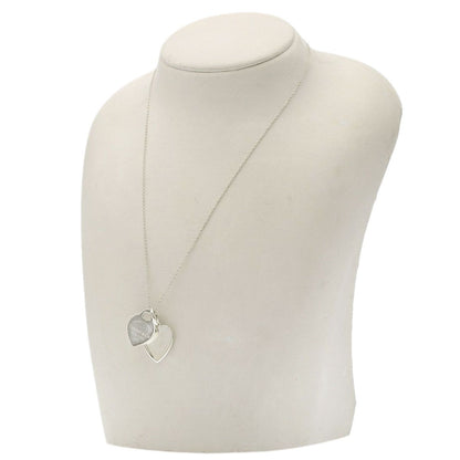 Tiffany & Co Double Heart Necklace Silver — view 5