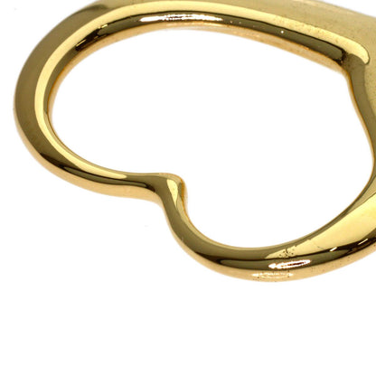 Tiffany & Co Open Heart Pendant 18k Yellow Gold Necklace — view 8