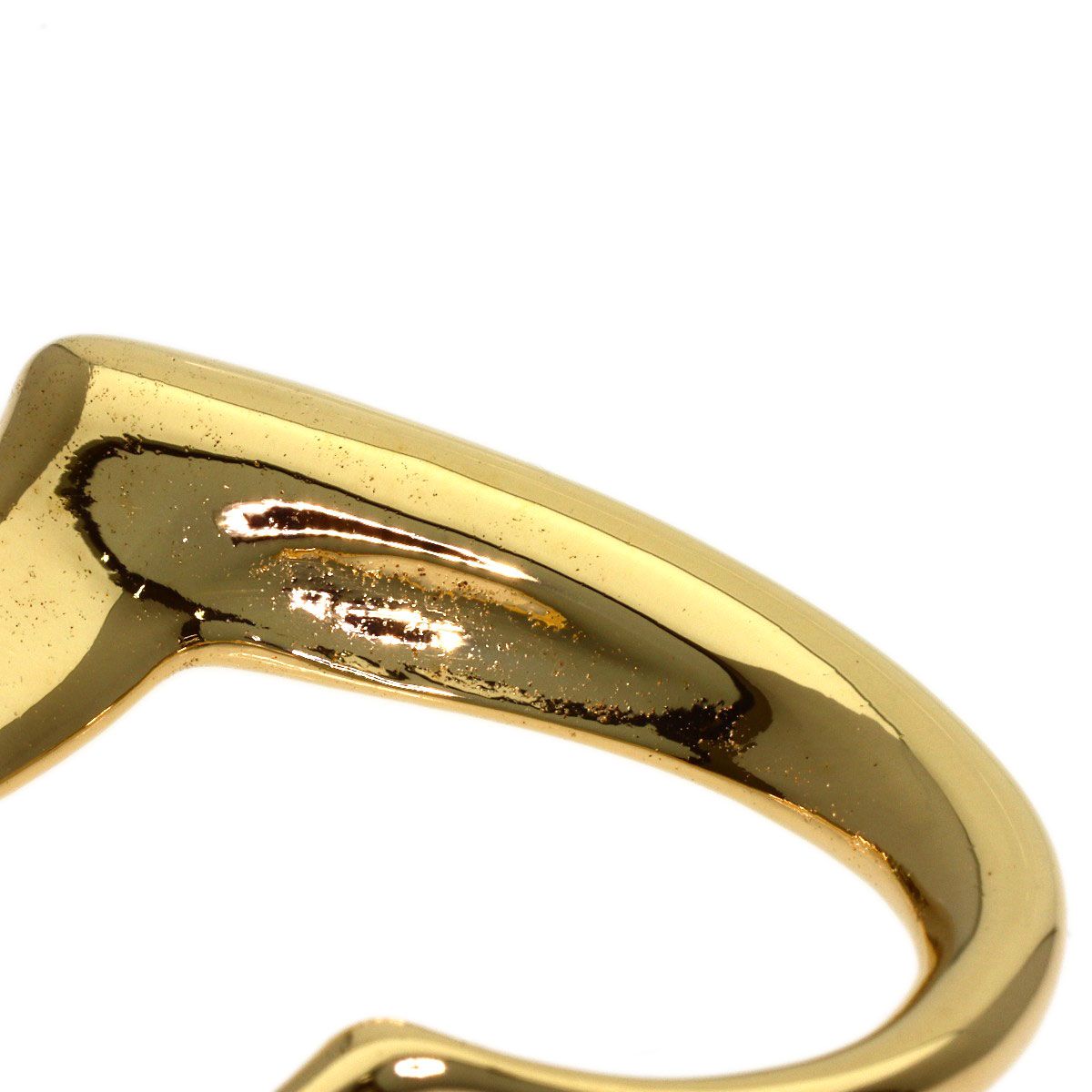Tiffany & Co Open Heart Pendant 18k Yellow Gold Necklace — view 5
