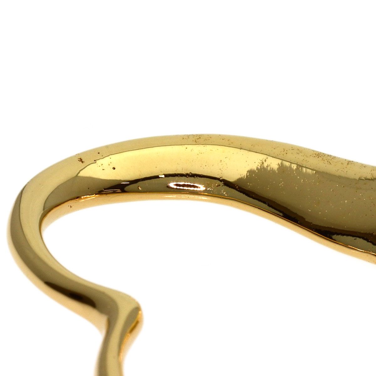 Tiffany & Co Open Heart Pendant 18k Yellow Gold Necklace — view 6