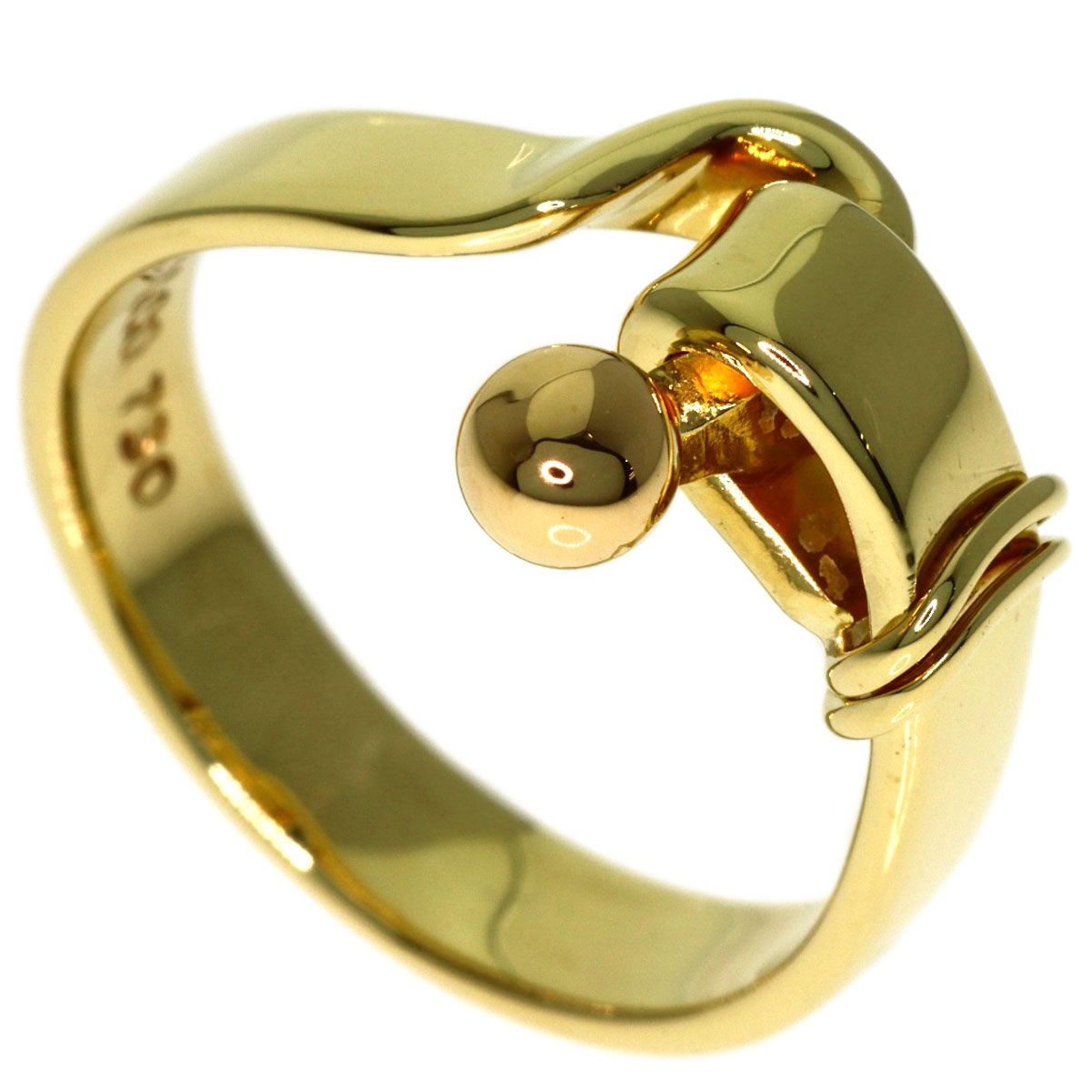 Tiffany & Co Hook & Eye Ring 18k Yellow Gold
