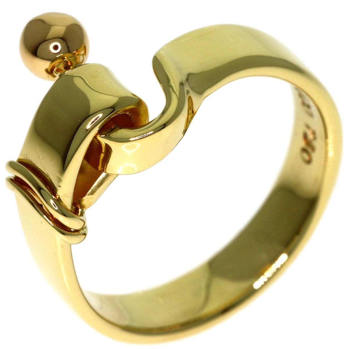 Tiffany & Co Hook & Eye Ring 18k Yellow Gold — view 2