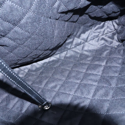 Chanel 22 Backpack Handbag CC Logo Lambskin Sawblack — view 8